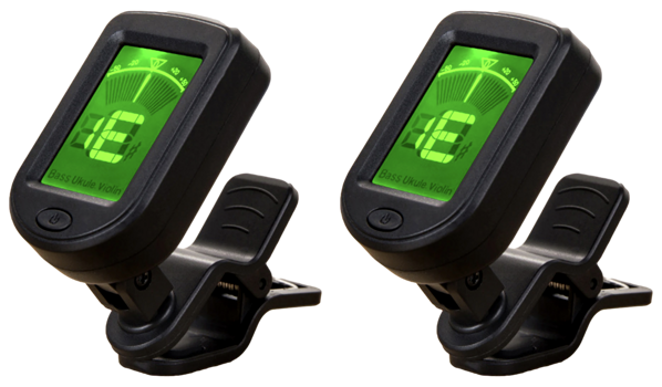 2x Digital Guitarstemmer m. Clips