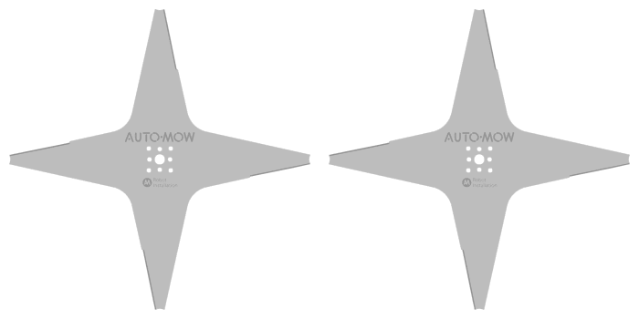 2x 25cm Kniv til STIGA AutoClip 200-Serien & M-Serien