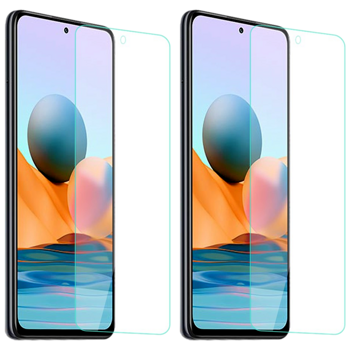 2 Stk Beskyttelsesglas / Skærmbeskyttelse / Glas til Xiaomi Redmi Note 10 Pro