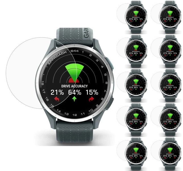 10 stk. Garmin Approach S44 Skærmbeskyttelse / Hærdet Beskyttelsesglas