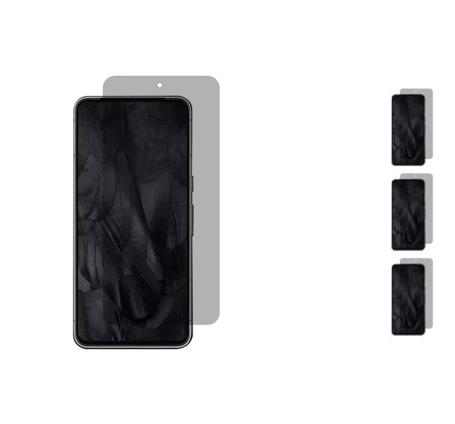 3 stk. Google Pixel 10 Pro XL Beskyttelsesglas / Privacy Glas