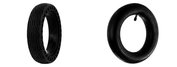 Pakke m. Punkterfri dæk til Xiaomi Mi M365 / Pro / Pro 2 & Slange til Xiaomi Mi M365 / Pro / Pro 2
