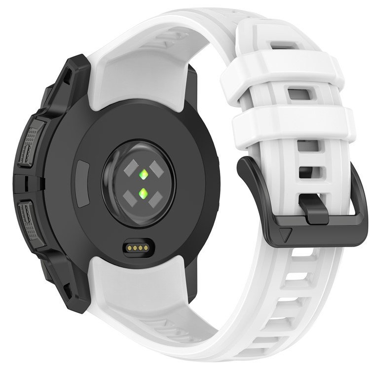 Garmin Instinct 3 (45 mm) Silikone Rem - Hvid