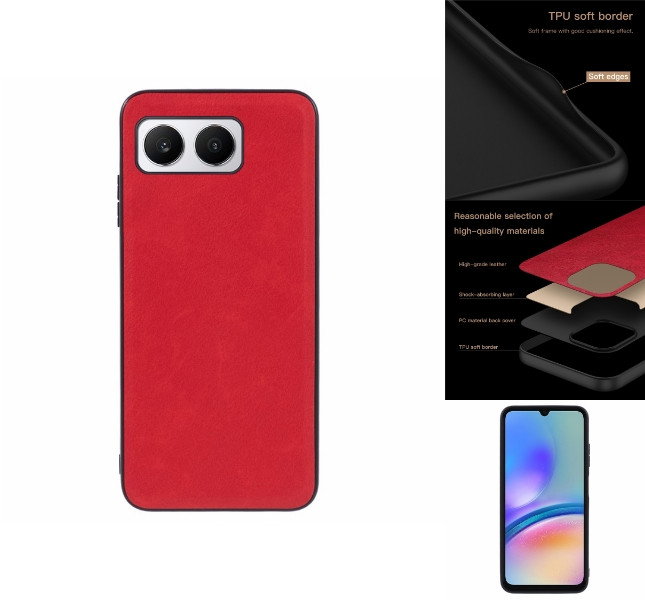 Telefonetui til OnePlus Nord 4 i rød læder