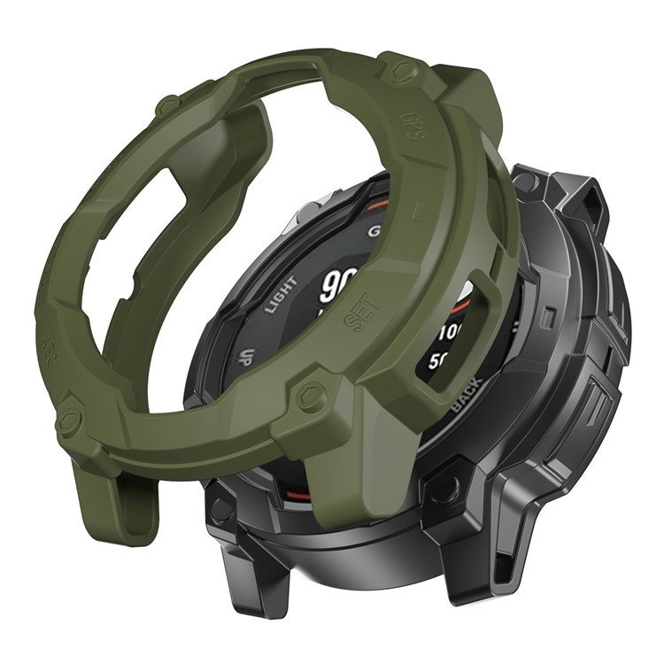 Garmin Instinct 3 (50mm) Silikone Cover - Mørkegrøn