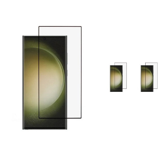 2 stk. Samsung Galaxy S25 Ultra Beskyttelsesglas / Skærmbeskyttelse / 3D Glas