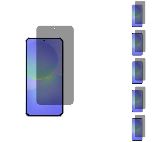 5 stk. Samsung Galaxy A37 5G Skærmbeskyttelse / Privacy Glas 