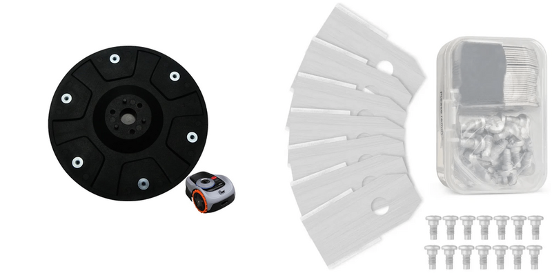 Pakke m. 1stk Knivdisk / Knivplade til Segway Navimow i105E / i108E / i110N & 1stk 36-Pak Endurance Knive til Segway Navimow I105 / I108 / H500E Robotplæneklipper