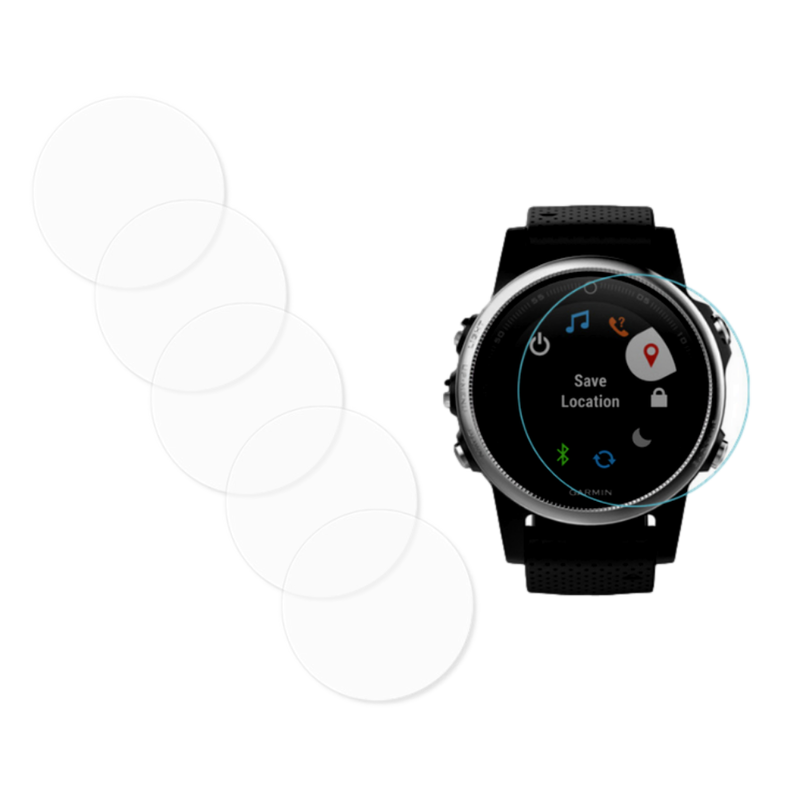 5 Stk. Skærmbeskyttelse / Hærdet Beskyttelsesglas til Garmin Fenix 6X / 6X Pro
