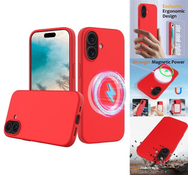 iPhone 16 Plus silikone cover forside