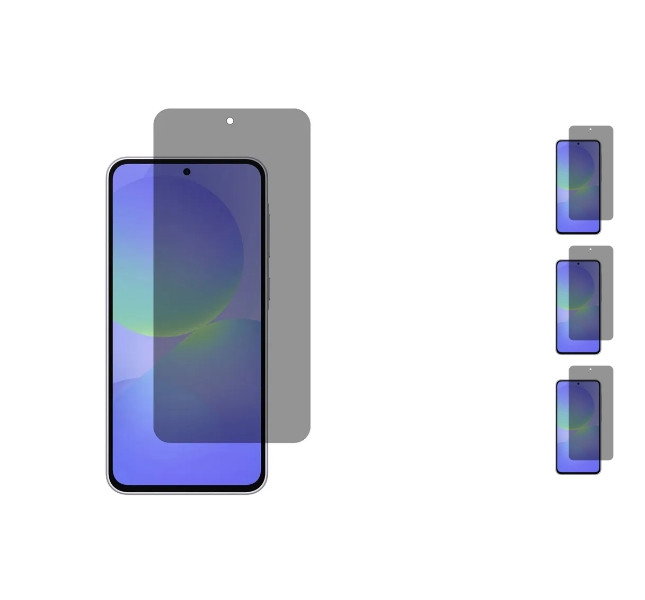 3 stk. Samsung Galaxy A37 5G Skærmbeskyttelse / Privacy Glas 