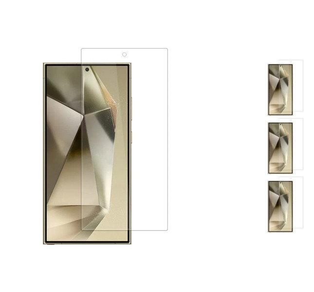 3 stk. Samsung Galaxy S25 Ultra Beskyttelsesglas / Skærmbeskyttelse / Glas