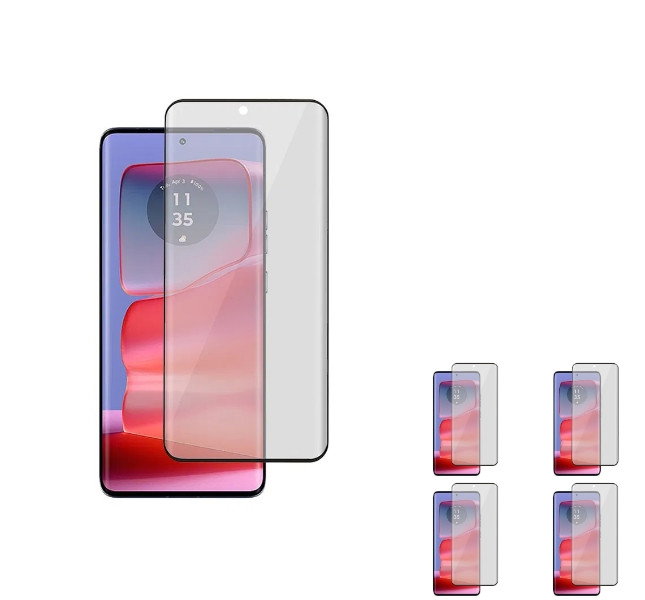 4 stk. Motorola Edge 50 Ultra Beskyttelsesglas / Skærmbeskyttelse / Privacy Glas