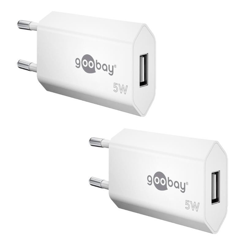 2x USB Oplader til Stikkontakt