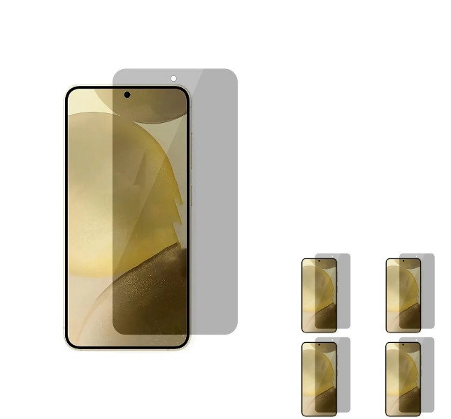 4 stk. Samsung Galaxy S25 Beskyttelsesglas / Skærmbeskyttelse / Privacy Glas
