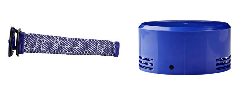 Pakke m. 1stk HEPA Pre-Filter til Dyson V6 / V7 / V8 & 1stk HEPA Filter til Dyson V7 / V8