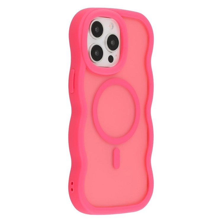 Wavy Cover med MagSafe til iPhone 14 Pro - Pink