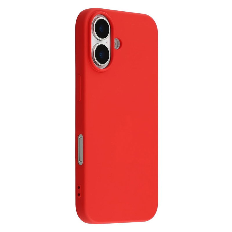 iPhone 17 Silikone Cover med Blød Inderside - Rød