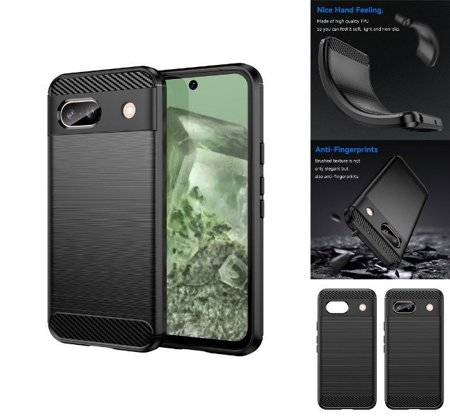 Sort Google Pixel 8a mobilcover