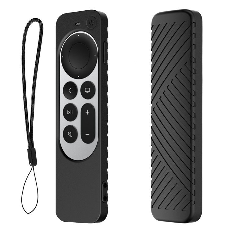 Apple TV Siri Remote med sort silikonecover