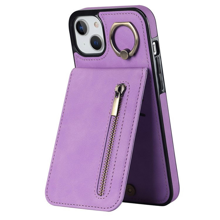 Lilla iPhone 15 cover forfra