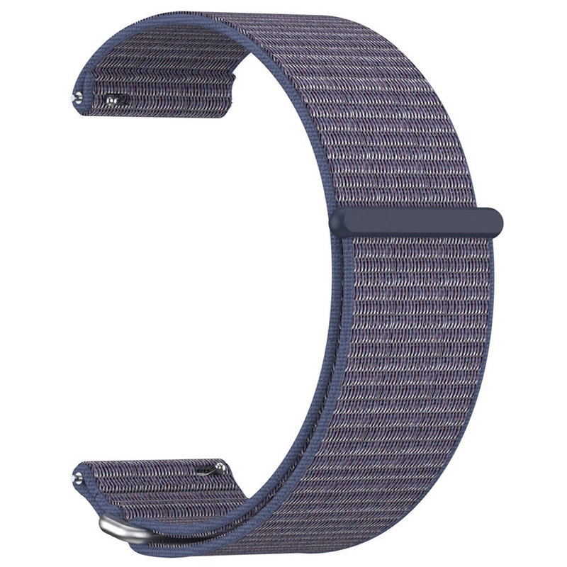 Garmin Venu X1 Rem i Nylon med Justerbar Velcro Lukning - Mørkeblå