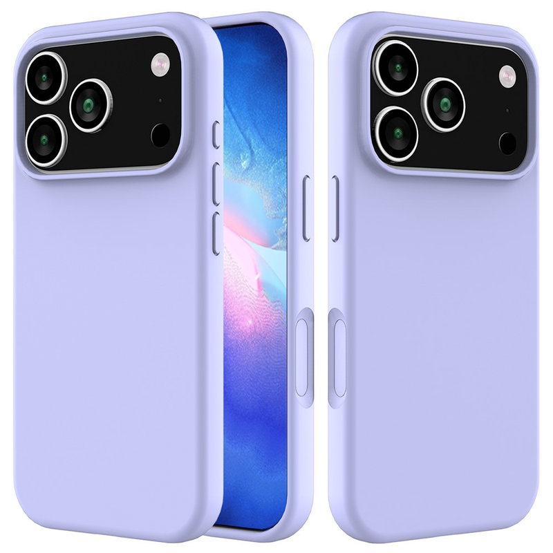 iPhone 17 Pro Silikone cover med Blød Inderside - Lilla