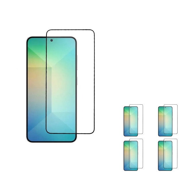 4 stk. Samsung Galaxy S25 Beskyttelsesglas / Skærmbeskyttelse / 3D Glas