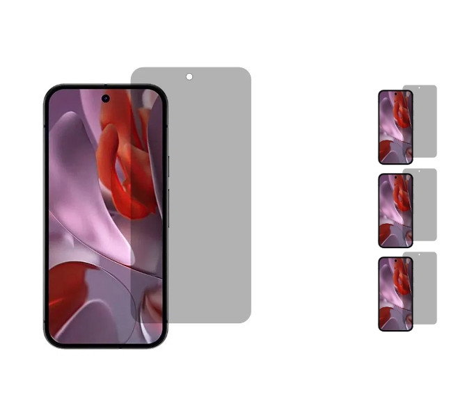 3 stk. Google Pixel 9a Beskyttelsesglas med Privacy Filter