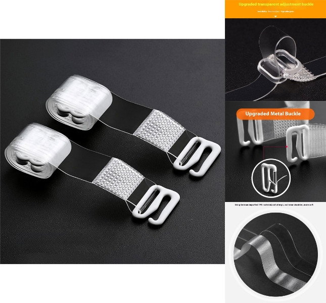 Gennemsigtige BH-stropper i TPU