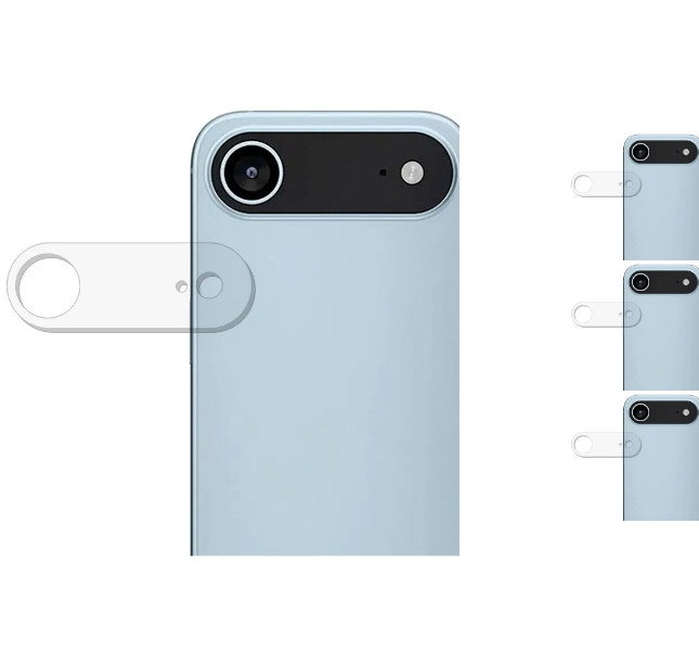 3 stk. iPhone Air Kamera Beskyttelsesglas - Hærdet Glas og Ridsebeskyttelse