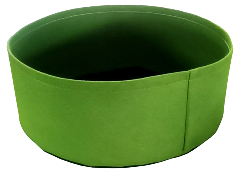50x20cm Plantepotte i Filt-Grøn