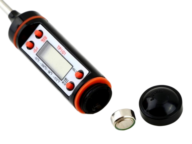 → TP101 Digitalt Stegetermometer til AirFryer - Gratis Levering