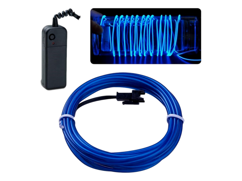 Neon LED String 3 meter -Blå