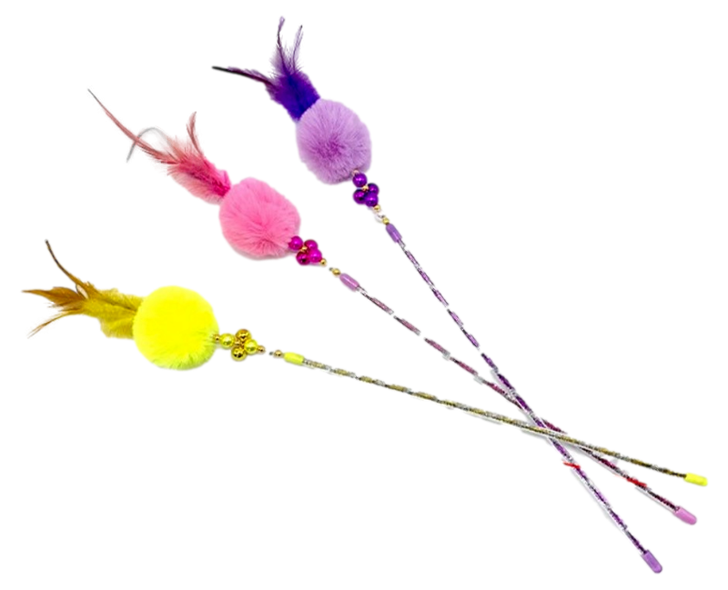 Drillepind m. Pompom Bold