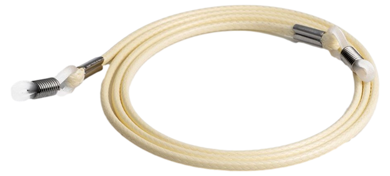 Brillesnor i Wax Rope-Beige