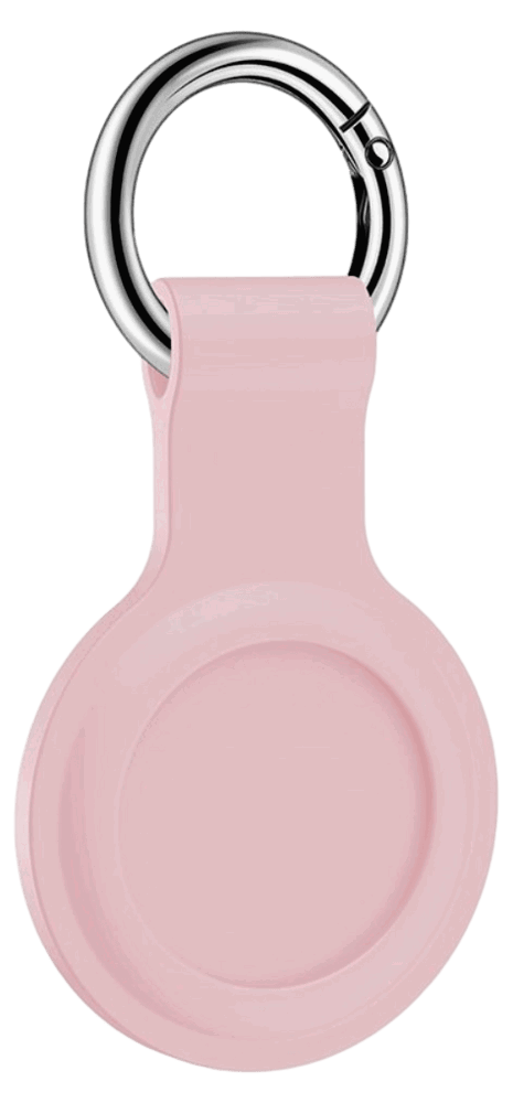 Silicone Nøglering til Apple AirTags-Pink
