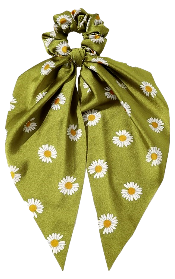 Tørklæde Scrunchie i Satin