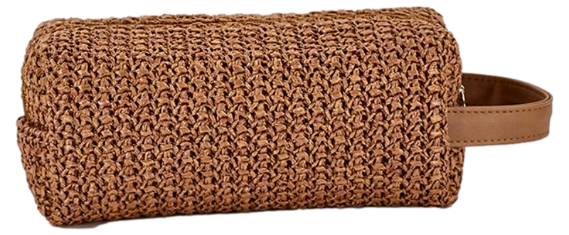 Stor Kosmetikpung 21 cm-Brun