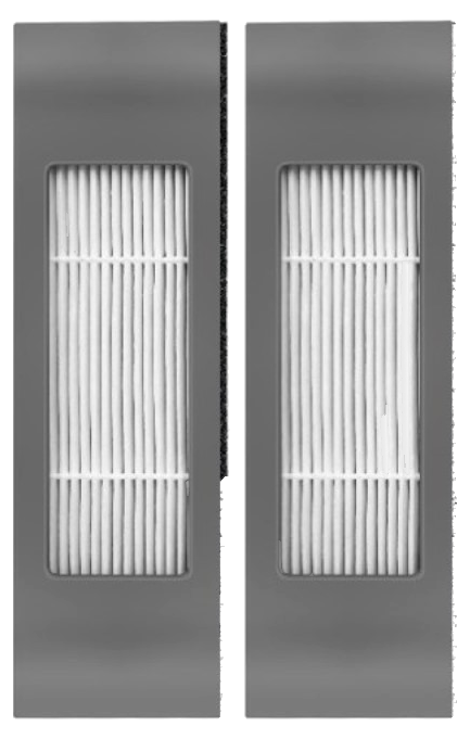 2 Stk. HEPA Filter til Ecovacs Deebot Ozmo T9 Aivi / T9 Aivi+