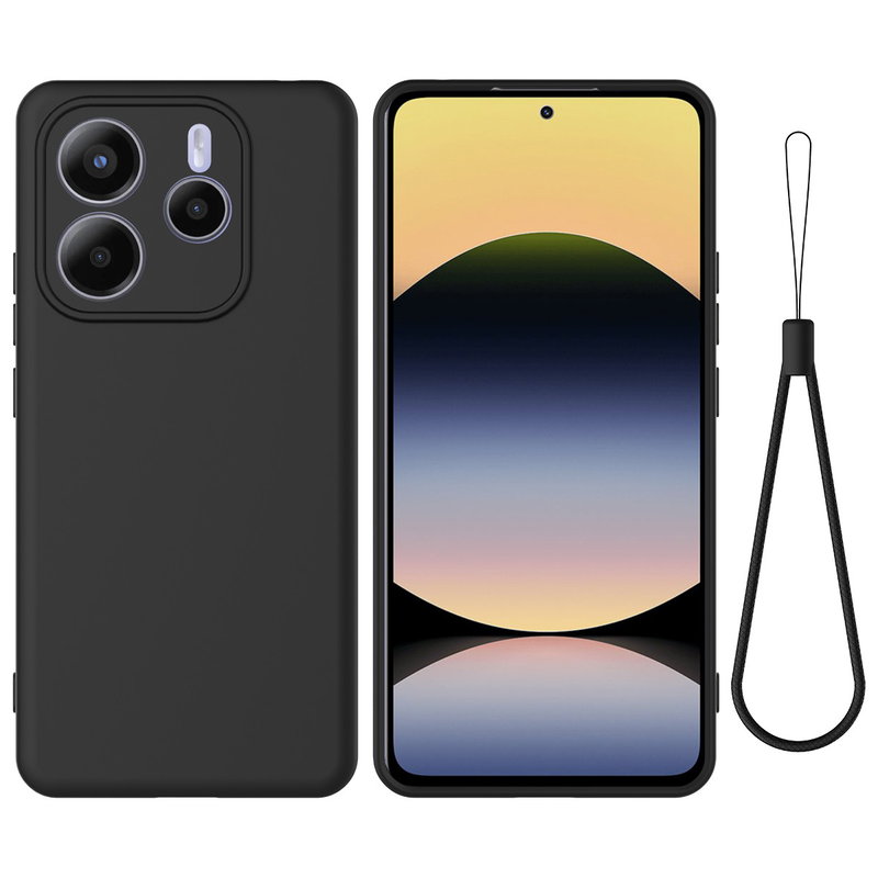 Xiaomi Redmi Note 14 5G Silikone Cover med Håndstrop