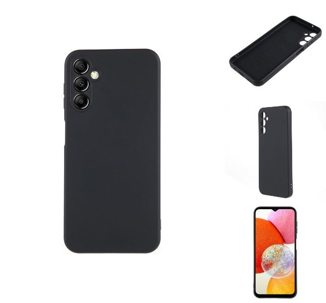 Sort TPU mobilcover til Samsung Galaxy A16 5G