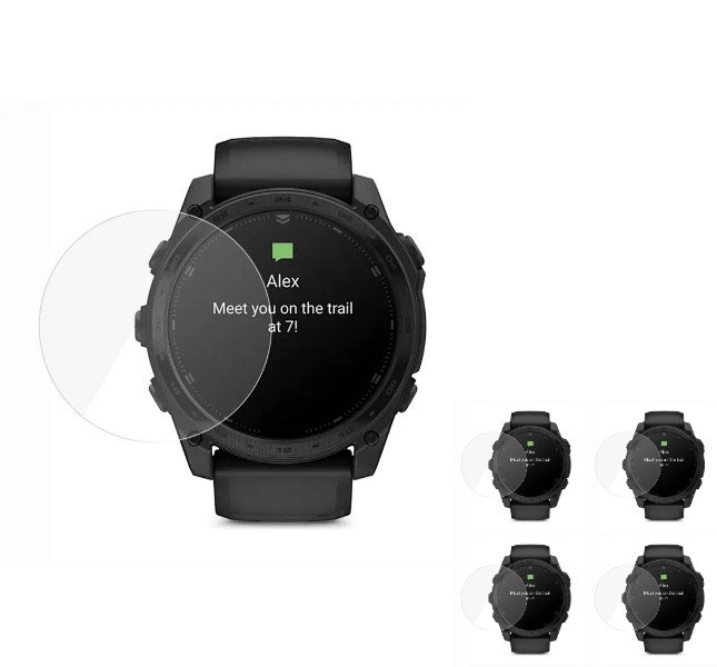 4 stk. Garmin Tactix 8 - 47mm Skærmbeskyttelse / Hærdet Beskyttelsesglas