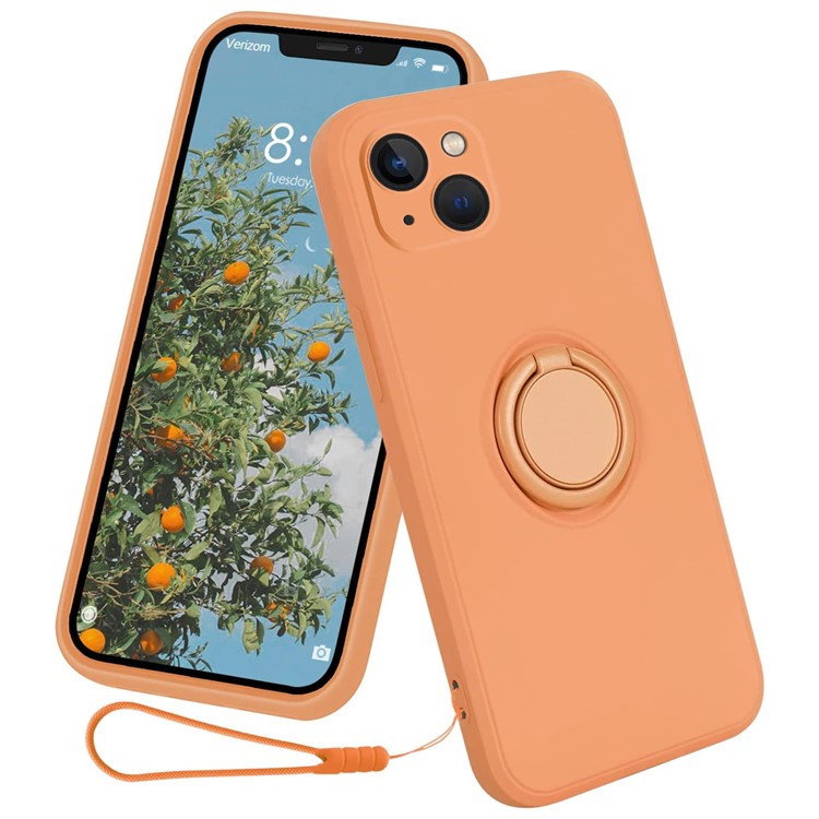 iPhone 15 Cover med Ringholder i sort