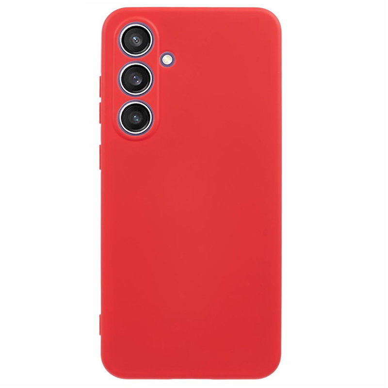 Samsung Galaxy A57 5G Silikone Cover med Blød Inderside - Rød