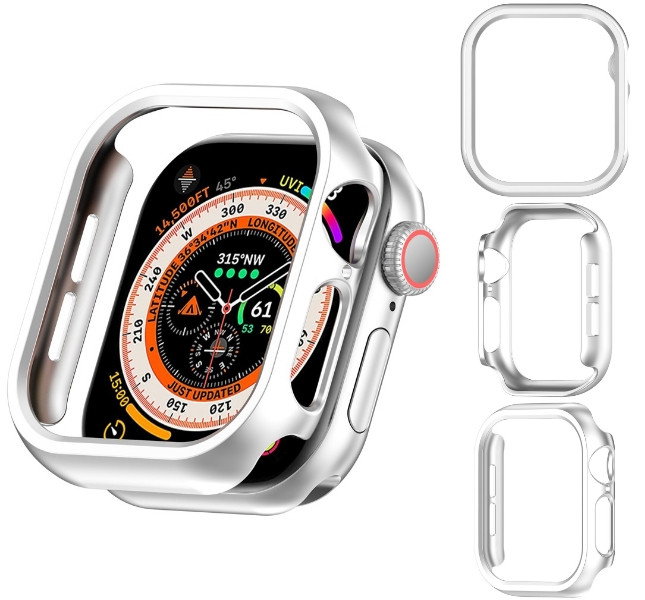 Apple Watch Series 10 & 11 42mm Cover / Beskyttelsescover i Past - Sølv