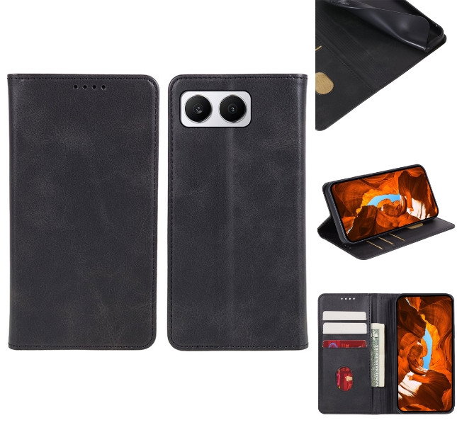 Læder Folio Etui til OnePlus Nord 4 set fra fronten