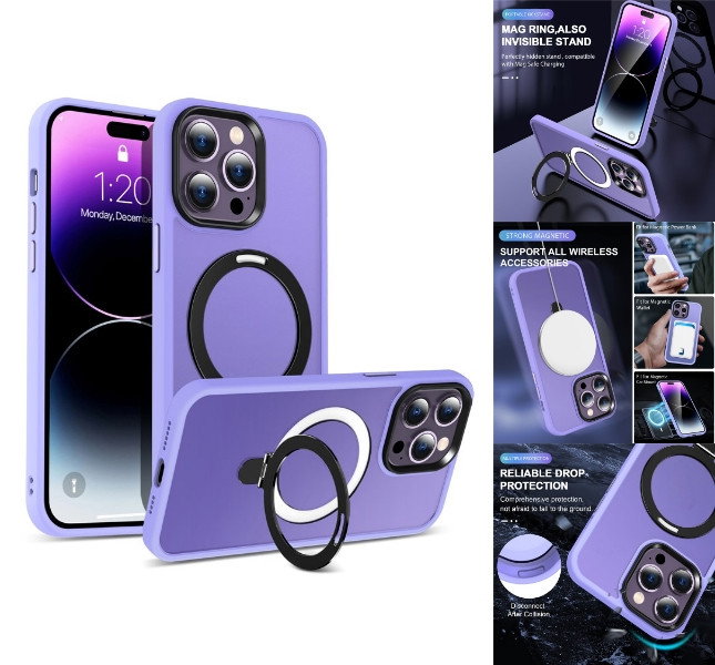 Lilla iPhone 16 Pro Max cover forfra