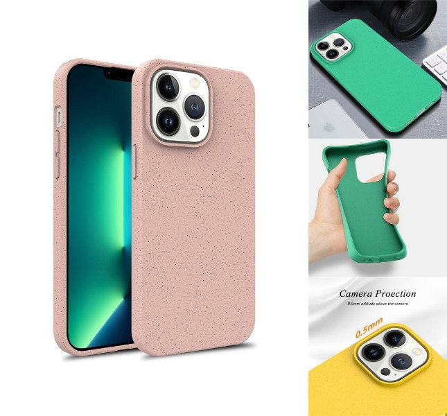 iPhone 16 Pro beskyttelsescover pink front