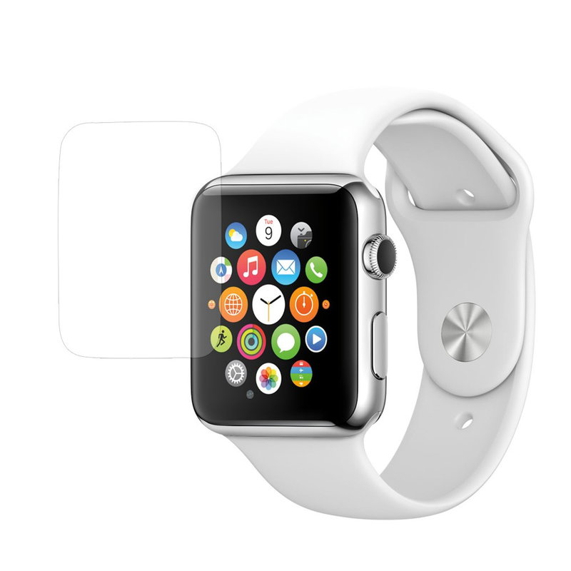 Apple Watch 1 / 2 / 3 Panserglas - skærmbeskyttelse, 0,3 mm